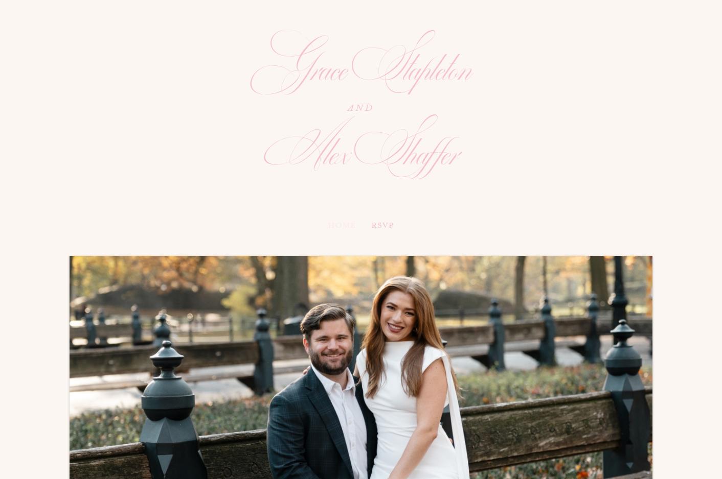 Grace Stapleton Grace Stapleton and Alex Shaffer — Wedding Website — Minted