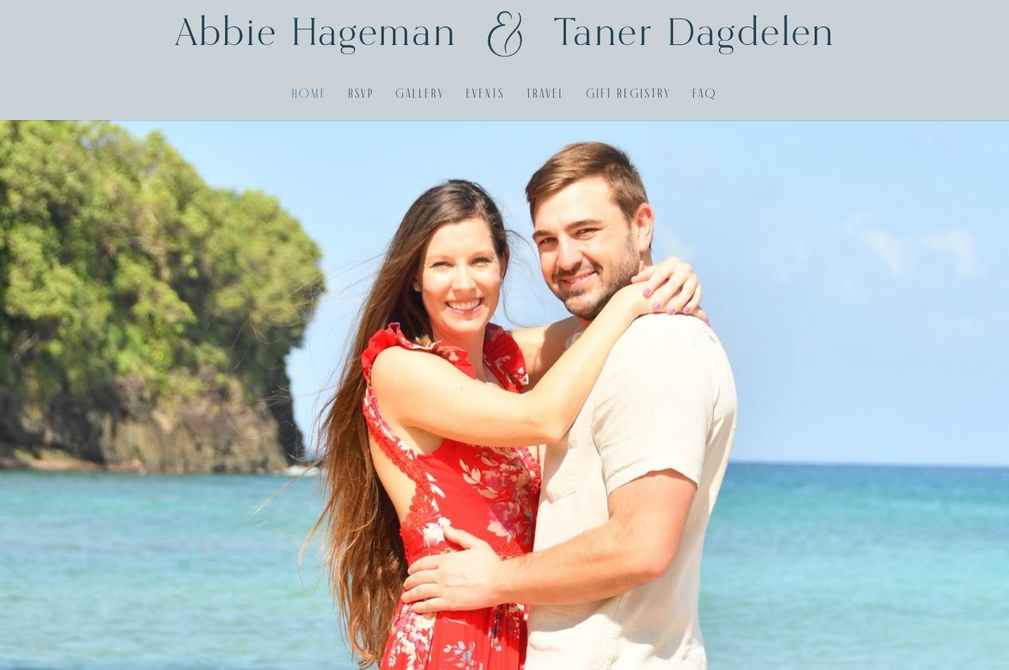 Abbie Hageman and Taner Dagdelen — Wedding Website — Minted